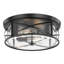 Parvin Glass Flush Mount
