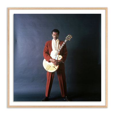 Chuck Berry Portrait Session Print by Getty Images