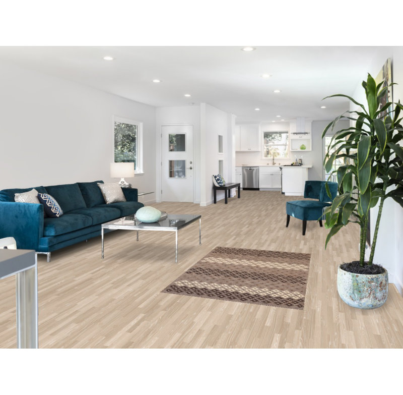 Tapis brun en laine à motif oriental kilim 3x5