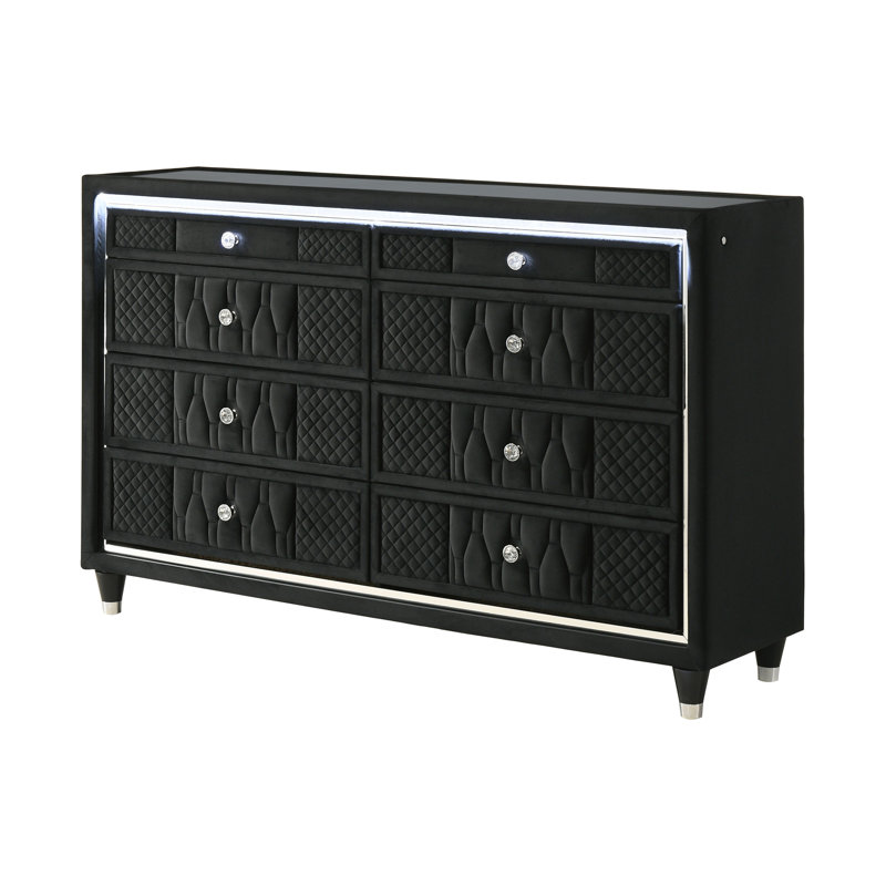 Commode l 60,90 po, noir