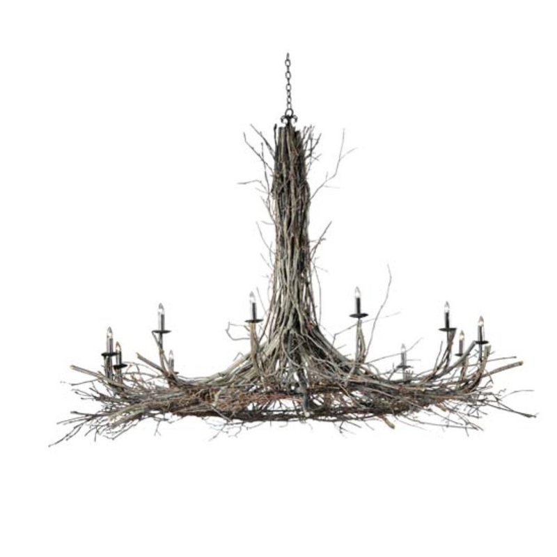 Twigs 12 - Light Chandelier