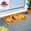 Tapis monogramme en fibre de coco, lettre «C»
