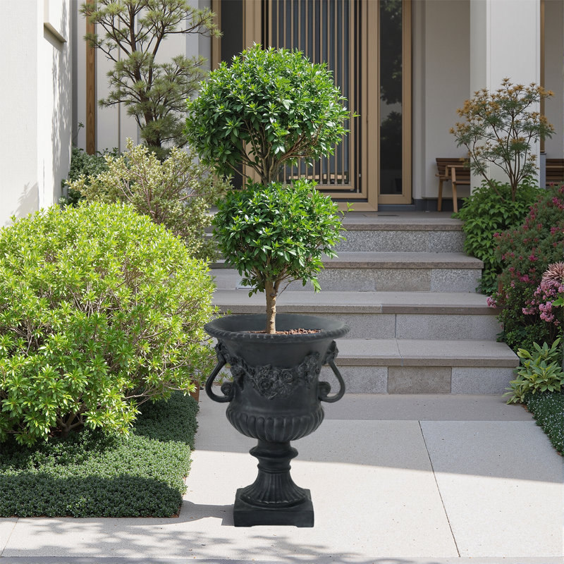 Filtres d'urne d'intérieur pour jardin, Noir antique