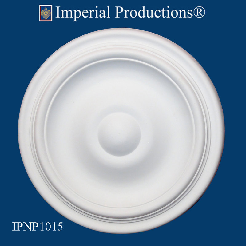 Médaillon de plafond H 10 po x l 10 po x P 1 po