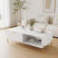 Table basse Mid-Century moderne avec tiroirs doubles-1924070325