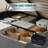 Upholstered Platform Bed with Hydraulic Lift-1630187316-1630187312
