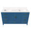 Meuble-lavabo de salle de bain avec 2 lavabos-695830495