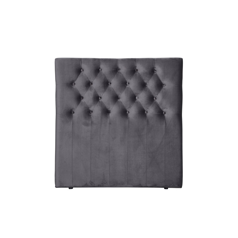 Bryoney Upholstered Headboard, Dark Grey, Super King (6')