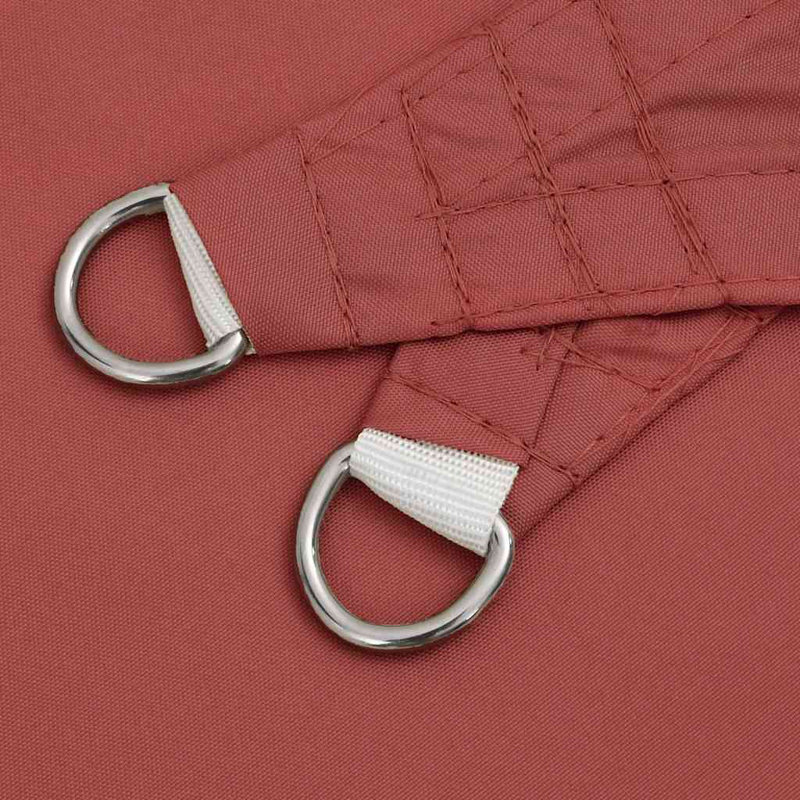 2m x 1.6m Triangle Shade Sail, Red