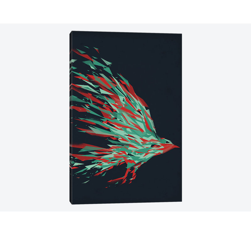 «Swift», reproduction d'impression sur toile, H 12 po x l 8 po x P 0,75 po, Toile tendue, Pas de tapis