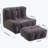 chair for adults and children, super soft lazy sofa chair with memory foam and ottoman-1006009931