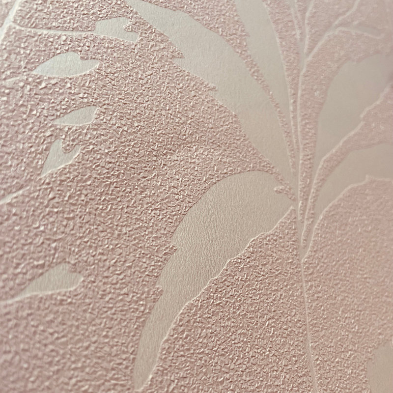 Papier peint silhouettes de fleurs sauvages, Rose