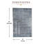 Tapis gris anthracite tissé à la main | Tapis en laine et bambou en soie moderne | 7 mm d'épaisseur-1655909749