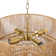 4-Light Dimmable Hand-Woven Rattan Tiered Chandelier