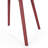 Poppy Chair Outdoor Chairs: Weather-, Stable, Red Polypropylene, 23.2 In.d X 21 In.w 32 In.h, Modern Vibe Chair: Minimalist-170518269