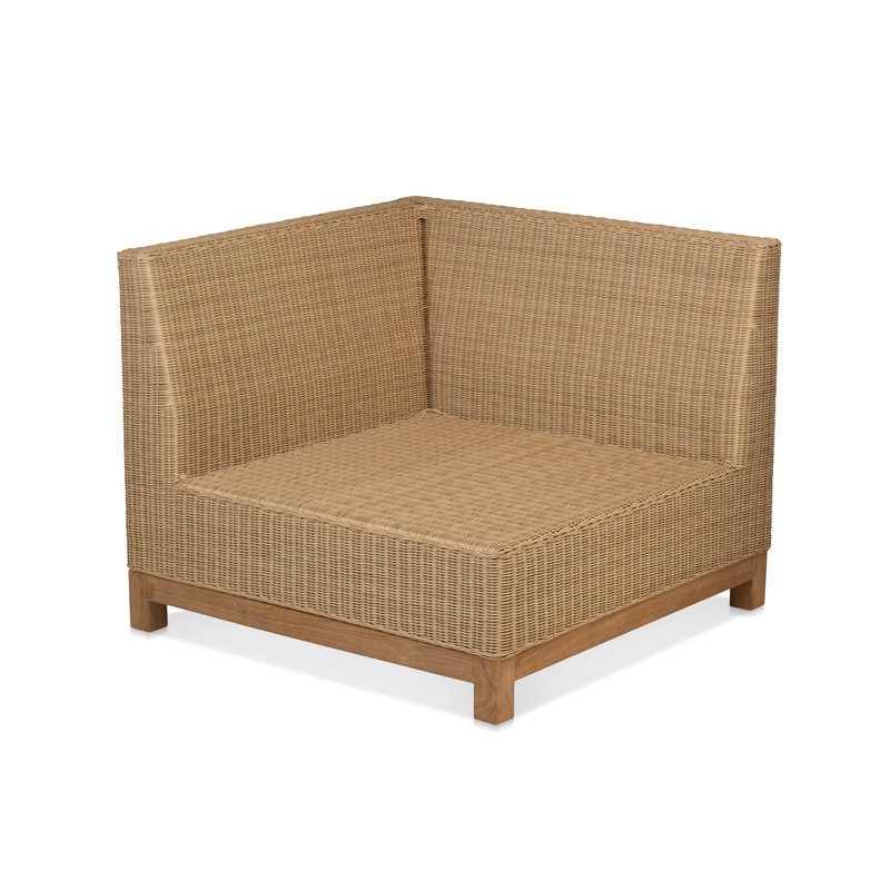 Savannah Left-Right Corner Sectional - Natural W/ Wheat Cushions