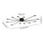 Modern Farmhouse LED Semi Flush Mount Light Warm Light Switch Dimmable-317185703