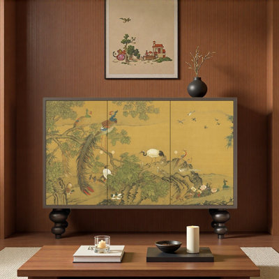 Armoire de rangement de style chinois