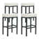 Counter Height Bar Stools Set of 2,Modern Kitchen Bar Stools, Metal Legs Backless Saddle Stool Chair