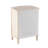 Elegant 3-Drawer Nightstand With Gold Leaf Handles-1019222775