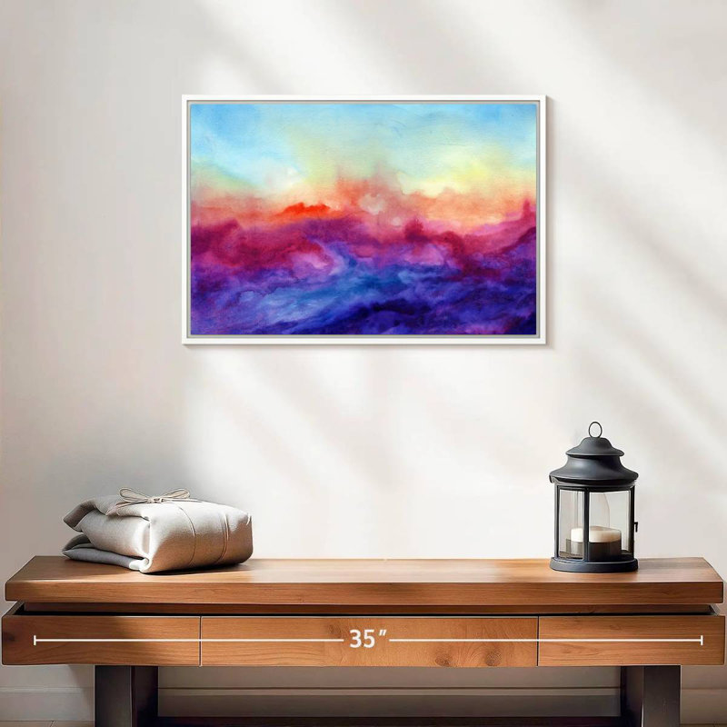 Arpeggi, Floating Frame White, 19" X 13"