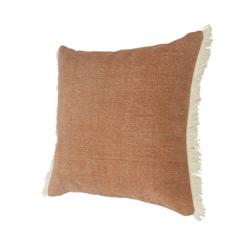  Coussin décoratif carré, Orange / Havane