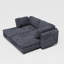 Canapé modulaire modulaire, siège de canapé convertible avec rangement, ensemble canapé-lit modulaire, combinaisons modulaires flexibles en tissu pour le salon (4 sièges)-132913945-132913944-132913949