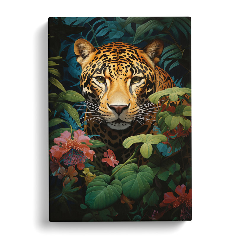 Leopard Orphism - No Frame Print, 50cm H x 35cm W x 3cm D
