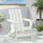 ENCINO ADIRONDACK CHAIR With Rustic Charm And Durable High-Density Plastic For All-Weather Outdoor Comfort