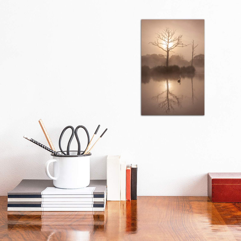 Morning Stillness 1 Piece Wrapped Canvas Wall Art, 20.32 cm H x 30.48 cm W