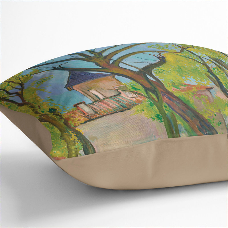 Square Cushion, 40cm H x 40cm W x 15cm D, Stone