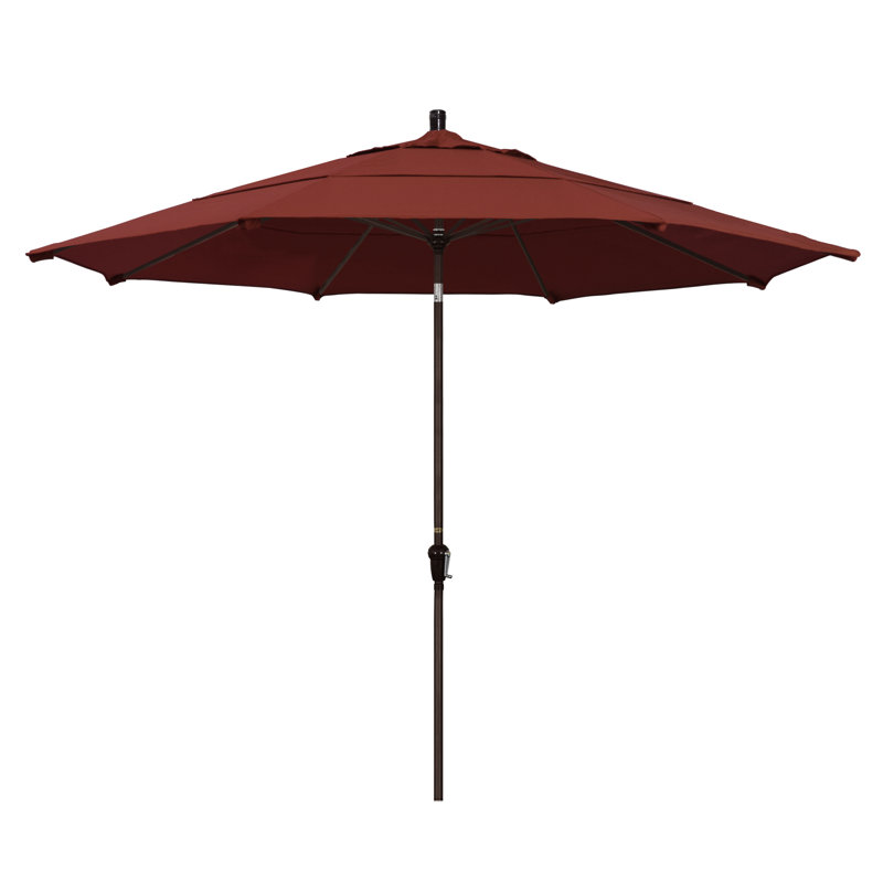 Parasol de marché 11 pi Austan, Toile henné Sunbrella®