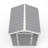 4x6 FT Resin Storage Shed with Floor, Lockable Door & Window, Sloping Roof, Plastic Garden Shed for Backyard-125329487