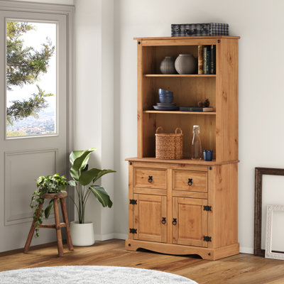 Annamary 87cm Sideboard with Bar Hutch