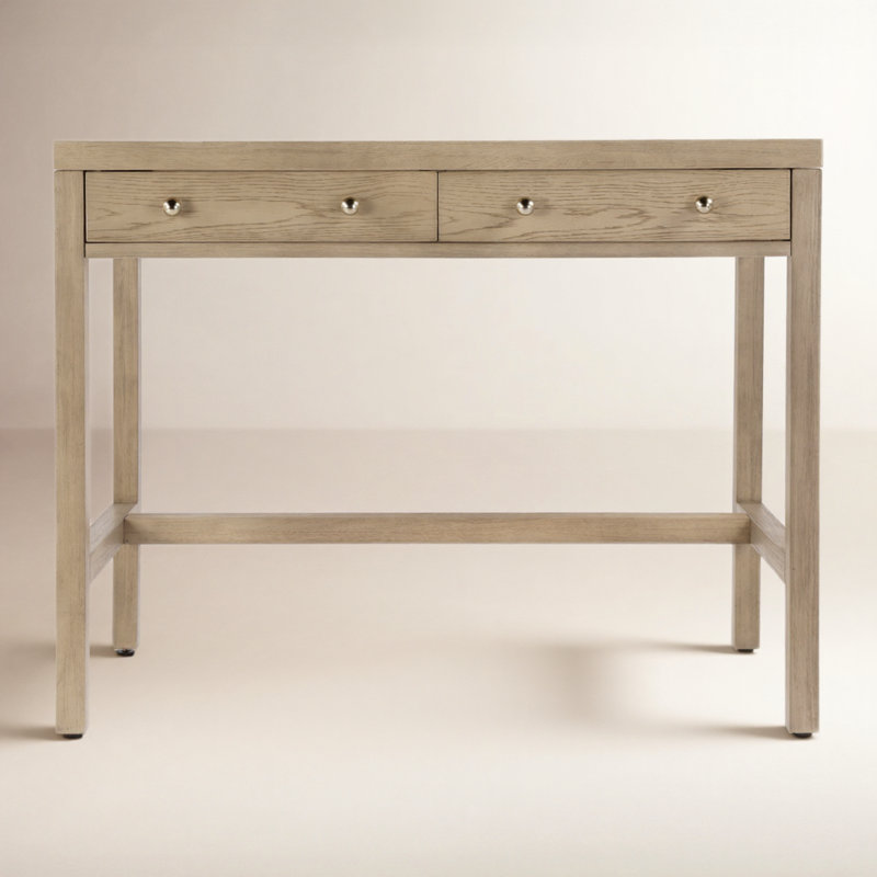 Celine 40" Writing Desk, Light Oak
