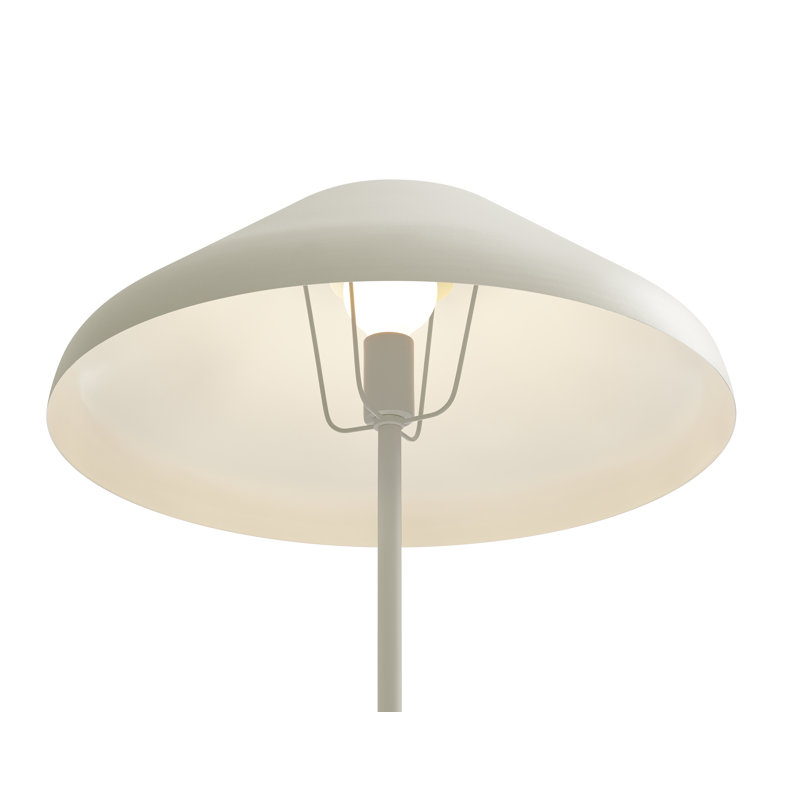 Beau 56'' Traditional Floor Lamp, Putty, Putty/White Carrara Marble