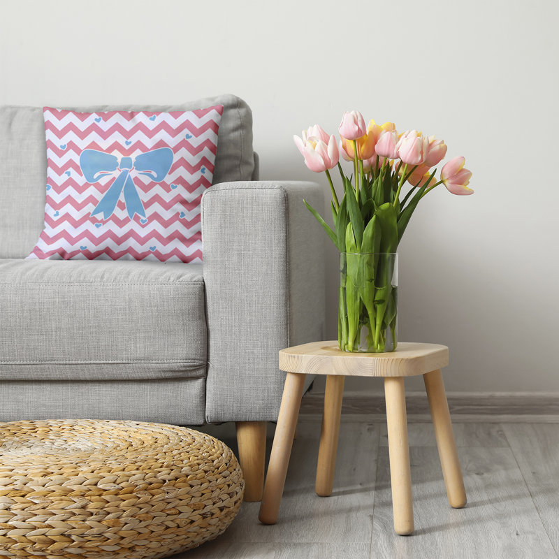 Coussin Chevron, H 26 po x l 26 po, Carré