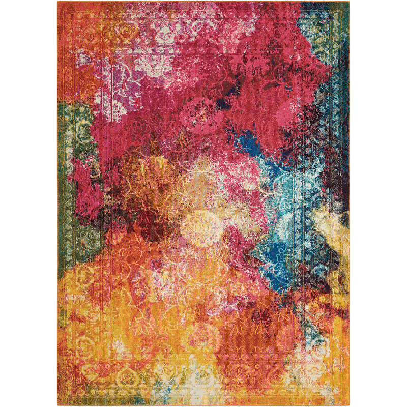Bourgeois Abstract Area Rug, Rectangle 160cm x 221cm