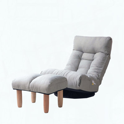 Single Sofa Reclining Chair – Japanese Chair – 3 Adjustments – 360° Rotatable