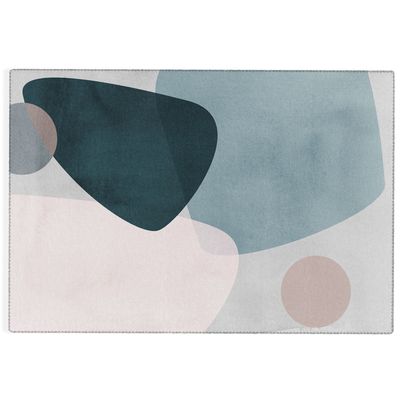 Tapis rectangulaire avec envers antidérapant Jalynn, Rectangle 8 pi x 10 pi