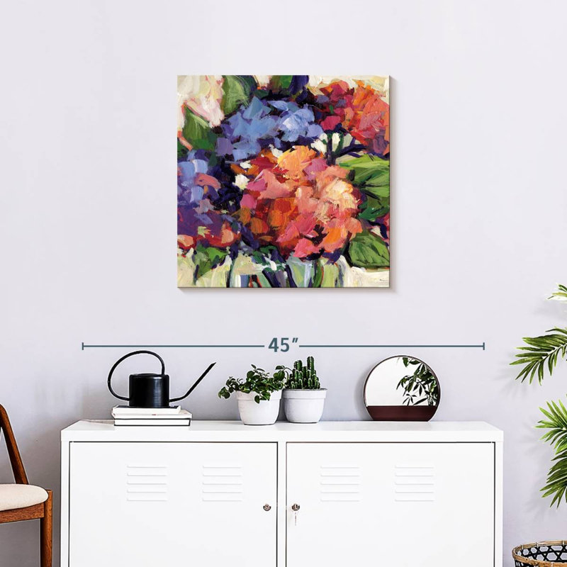 Multi Hydrangeas, 24" H x 24" W