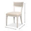 Ridge Upholstered Dining Chair-584157216