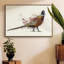 Pheasant Splash 2, reproduction d'art sur toile-92471485-92471486