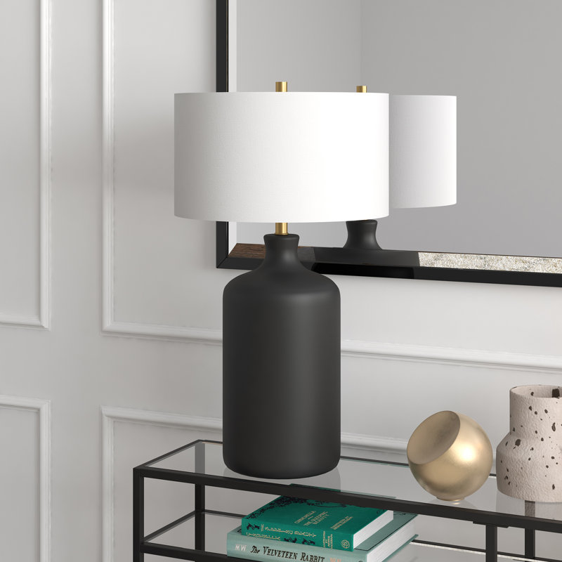 Sloane Ceramic Table Lamp, Black