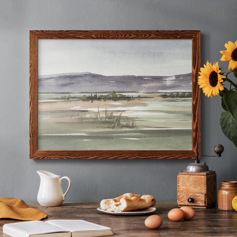«Mute Marsh II», reproduction d'art sur toile simple, Érable, H 22 po x l 32 po x P 1,5 po