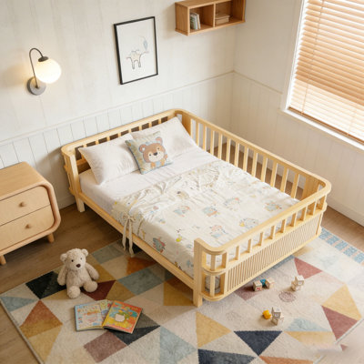lit plateforme en bois