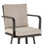 Cemalettin 45'' Aluminum Outdoor Bar Stool with Cushion-35688836-35688835-62683121