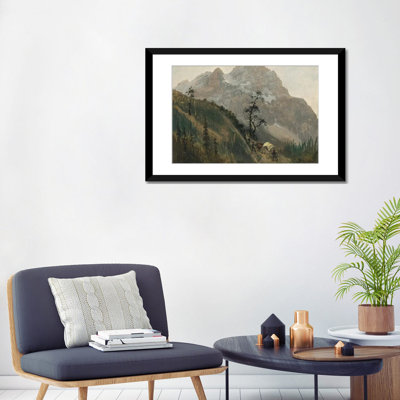 «Western Trail, the Rockies», impression sur toile