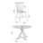 Sterling 45W Round Trestle Dining Table With 4 High Back Spindle Dining Chairs-105299776