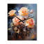 Jerimah - Horloge murale florale surdimensionnée-621679851